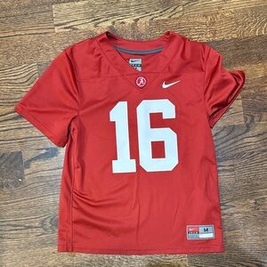 Alabama football youth Nike jersey #16 Cade Carruth. Size Medium. Like new.